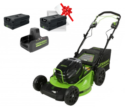 Самоходная газонокосилка Greenworks GC82LM51SP2 82V (51 см) бесщеточная аккумуляторная